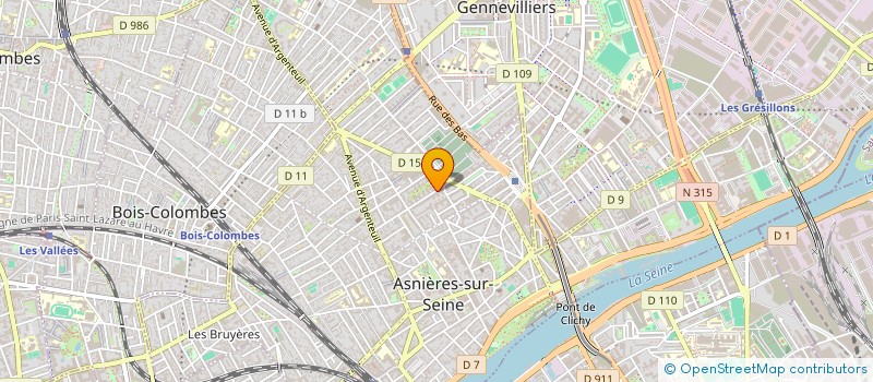 localisation de l'entreprise MONSIEUR ABDERRAHMANE LAZRAQ  ASNIERES-SUR-SEINE