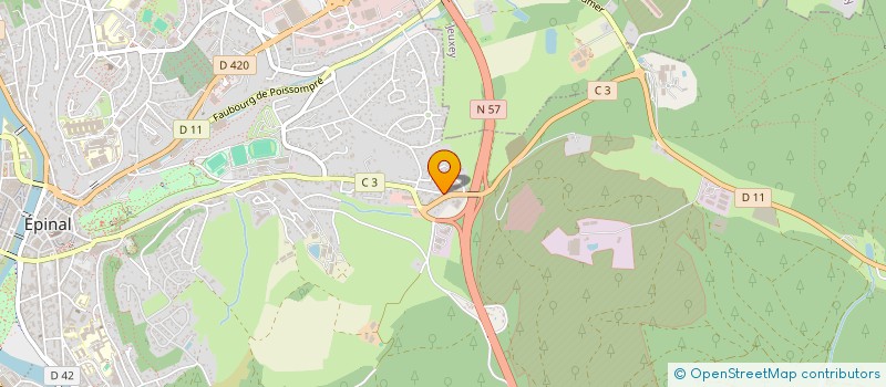 localisation de l'entreprise MONSIEUR ABDERRAHMANE LOUNI  EPINAL