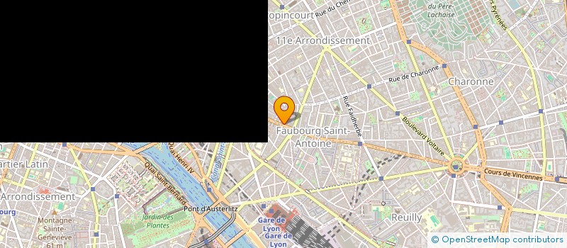 localisation de l'entreprise MONSIEUR ABDERRAHMANE MAALI  PARIS 11