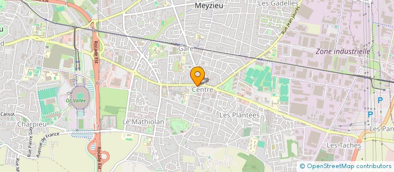 localisation de l'entreprise MONSIEUR ABDERRAHMANE MEBARKI  MEYZIEU