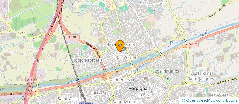 localisation de l'entreprise MONSIEUR ABDERRAHMANE MEFTAH  PERPIGNAN