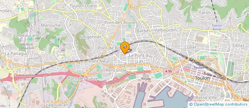 localisation de l'entreprise MONSIEUR ABDERRAHMANE MEKHTICHE  TOULON