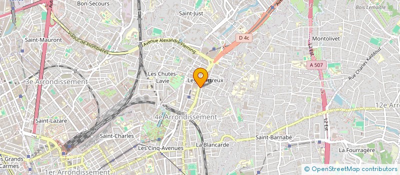 localisation de l'entreprise MONSIEUR ABDERRAHMANE MENNANE à MARSEILLE