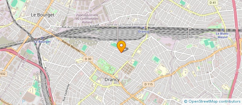 localisation de l'entreprise MONSIEUR ABDERRAHMANE MESSAOUDENE à DRANCY