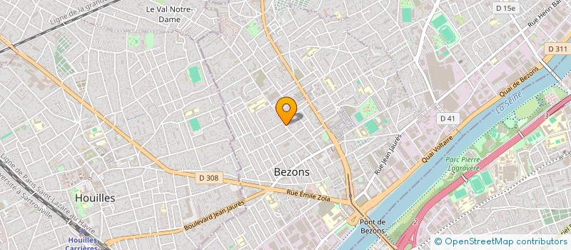 localisation de l'entreprise MONSIEUR ABDERRAHMANE MESSARAT à BEZONS