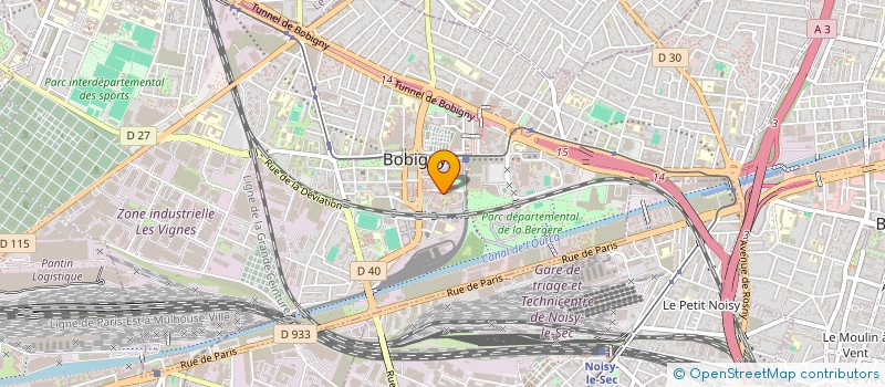 localisation de l'entreprise MONSIEUR ABDERRAHMANE MESTARI  BOBIGNY