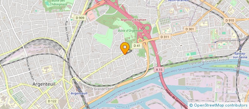 localisation de l'entreprise MONSIEUR ABDERRAHMANE MEZIAB  ARGENTEUIL