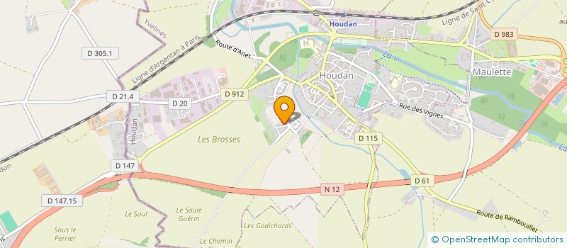 localisation de l'entreprise MONSIEUR ABDERRAHMANE NAAIMI  HOUDAN