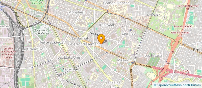 localisation de l'entreprise MONSIEUR ABDERRAHMANE NADIF  LYON