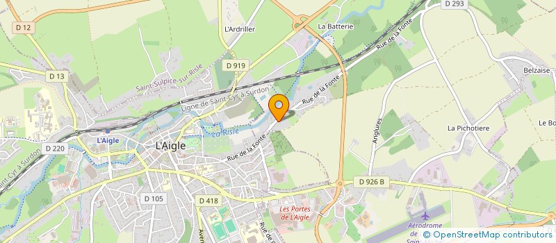 localisation de l'entreprise MONSIEUR ABDERRAHMANE NIANG à SAINT-SULPICE-SUR-RISLE