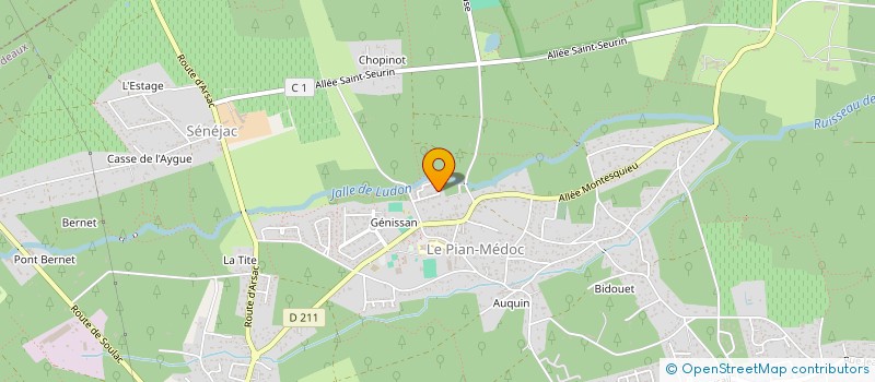 localisation de l'entreprise MONSIEUR ABDERRAHMANE OMARY  LE PIAN-MEDOC