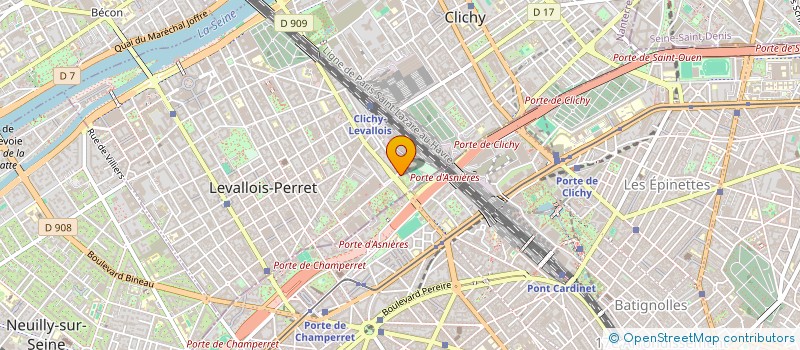 localisation de l'entreprise MONSIEUR ABDERRAHMANE OUHADDA à LEVALLOIS-PERRET