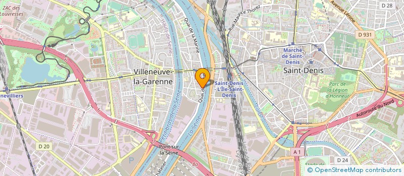 localisation de l'entreprise MONSIEUR ABDERRAHMANE OUIDIR à L'ILE-SAINT-DENIS