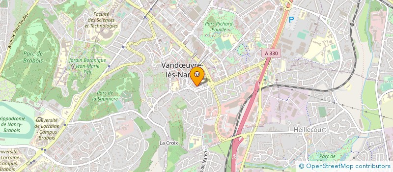 localisation de l'entreprise MONSIEUR ABDERRAHMANE OUKHOUYA ALI  VANDUVRE-LES-NANCY