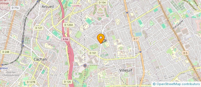 localisation de l'entreprise MONSIEUR ABDERRAHMANE OULD ABDESSELAM  VILLEJUIF