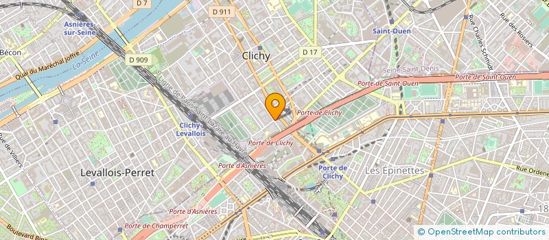localisation de l'entreprise MONSIEUR ABDERRAHMANE OUZAOUIT à CLICHY