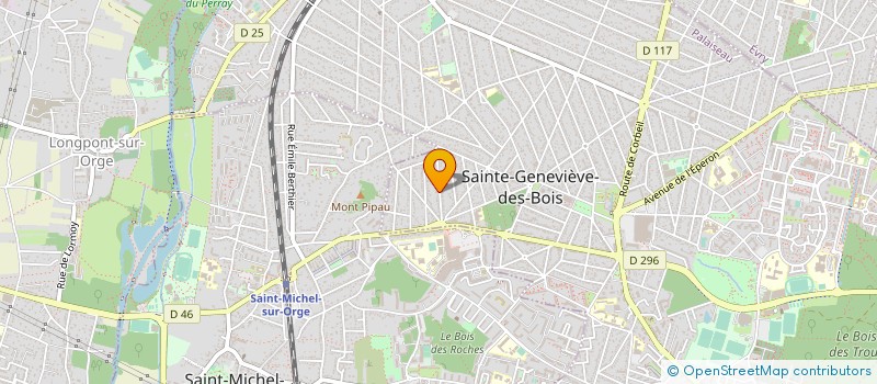localisation de l'entreprise MONSIEUR ABDERRAHMANE ROUABAH à SAINTE-GENEVIEVE-DES-BOIS