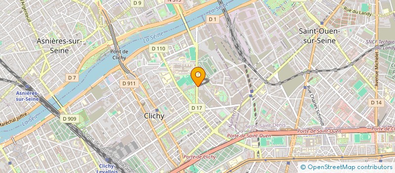 localisation de l'entreprise MONSIEUR ABDERRAHMANE SAFAR à CLICHY