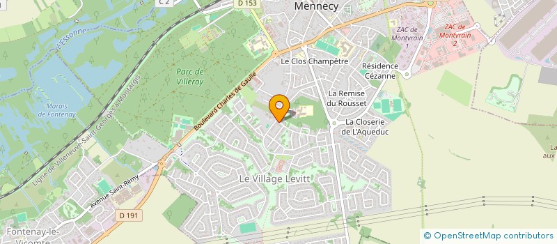 localisation de l'entreprise MONSIEUR ABDERRAHMANE SAHOUI à MENNECY