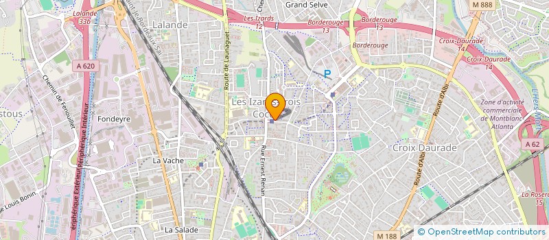 localisation de l'entreprise MONSIEUR ABDERRAHMANE SAKER  TOULOUSE