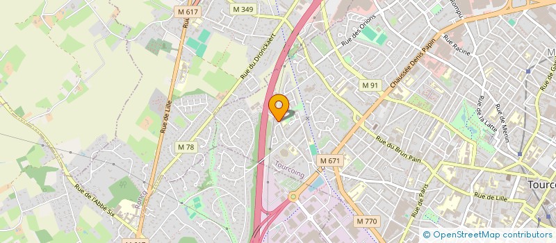 localisation de l'entreprise MONSIEUR ABDERRAHMANE SALHI  TOURCOING