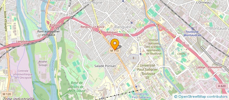 localisation de l'entreprise MONSIEUR ABDERRAHMANE SANOUN à TOULOUSE