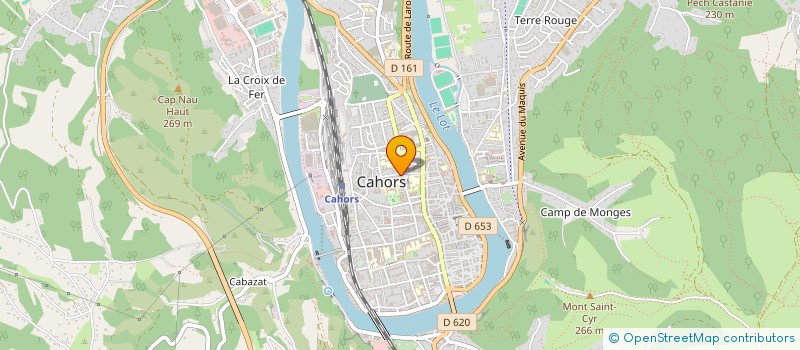 localisation de l'entreprise MONSIEUR ABDERRAHMANE SEGHIR  CAHORS