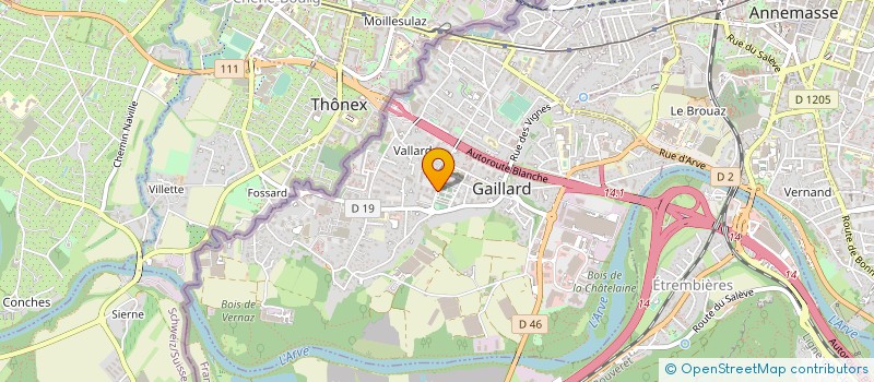 localisation de l'entreprise MONSIEUR ABDERRAHMANE TAIBI  GAILLARD