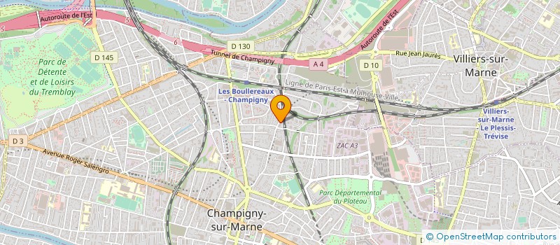 localisation de l'entreprise MONSIEUR ABDERRAHMANE TAMER à CHAMPIGNY-SUR-MARNE