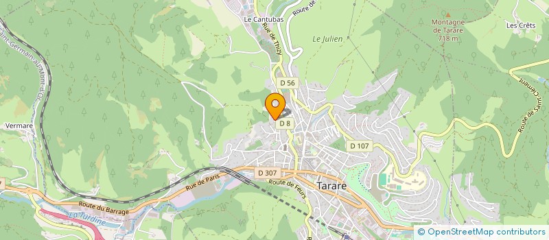 localisation de l'entreprise MONSIEUR ABDERRAHMANE THOIL  TARARE