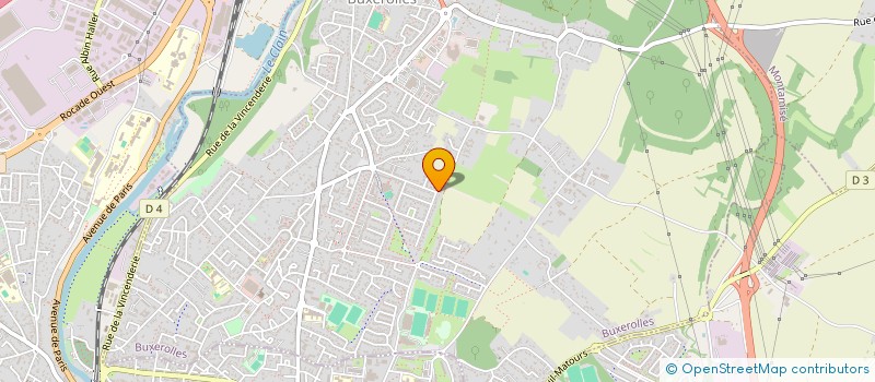 localisation de l'entreprise MONSIEUR ABDERRAHMANE TOUDANI  BUXEROLLES