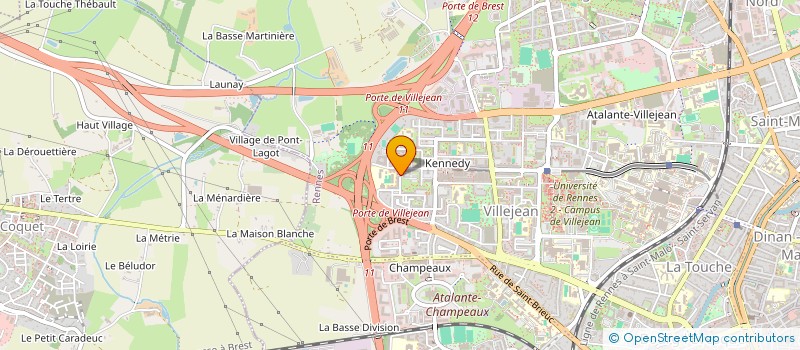 localisation de l'entreprise MONSIEUR ABDERRAHMANE TOUMI  CESSON-SEVIGNE