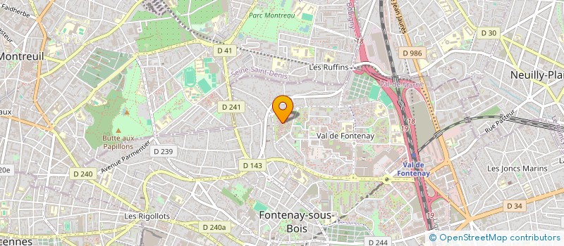 localisation de l'entreprise MONSIEUR ABDERRAHMANE YAHIAOUI à FONTENAY-SOUS-BOIS