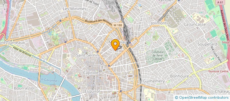 localisation de l'entreprise MONSIEUR ABDERRAHMANE YOUSFI à TOULOUSE