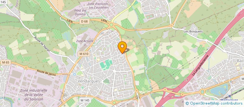 localisation de l'entreprise MONSIEUR ABDERRAHMANE ZAGHDANI à VENDARGUES