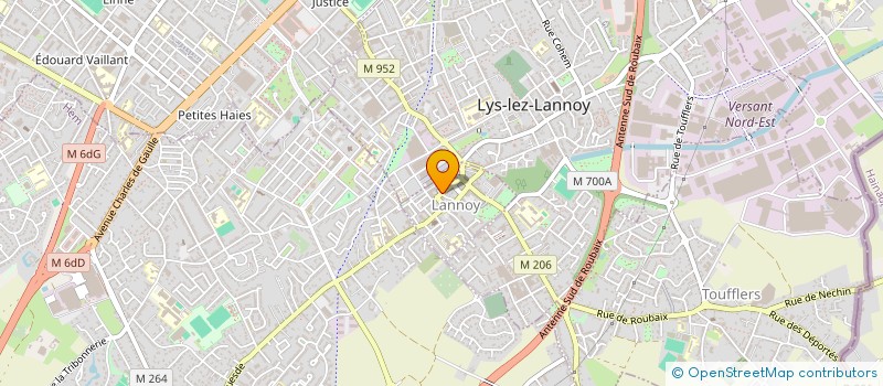 localisation de l'entreprise MONSIEUR ABDERRAHMANE ZEGHLI à LANNOY