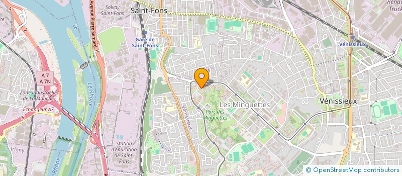 localisation de l'entreprise MONSIEUR ABDERRAHMEN BELHADJ SALEM  VENISSIEUX