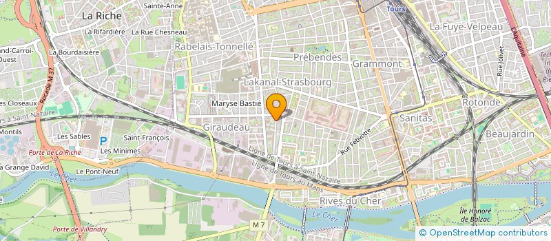 localisation de l'entreprise MONSIEUR ABDERRAHMEN BENSAFI  TOURS