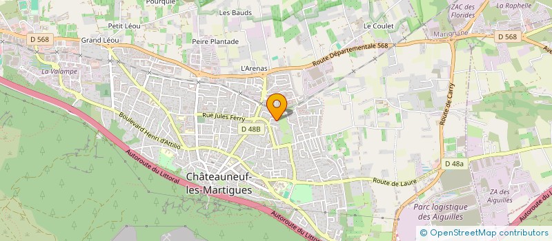 localisation de l'entreprise MONSIEUR ABDERRAHMEN CHEKALIL  CHATEAUNEUF-LES-MARTIGUES