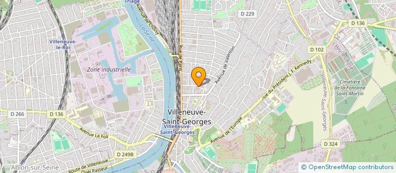 localisation de l'entreprise MONSIEUR ABDERRAHMEN MOSBAH  VILLENEUVE-SAINT-GEORGES