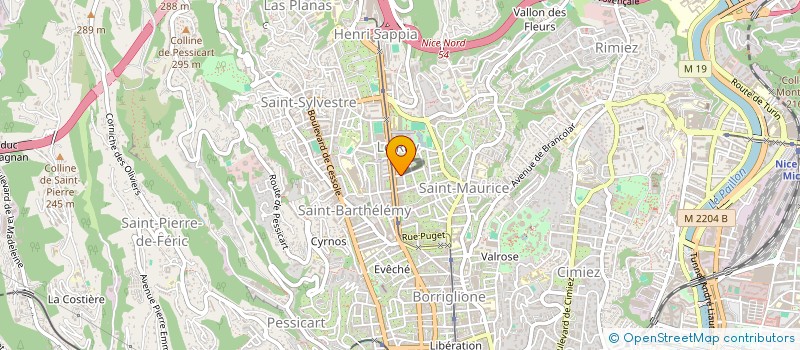 localisation de l'entreprise MONSIEUR ABDERRAHMEN ZAITER à NICE