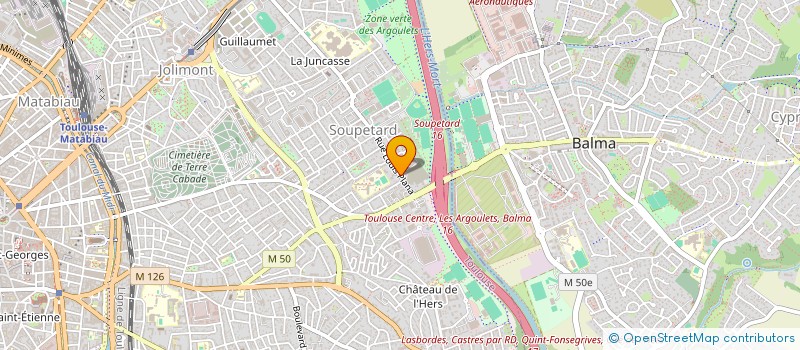 localisation de l'entreprise MONSIEUR ABDERRAHMENE BERKANE à TOULOUSE