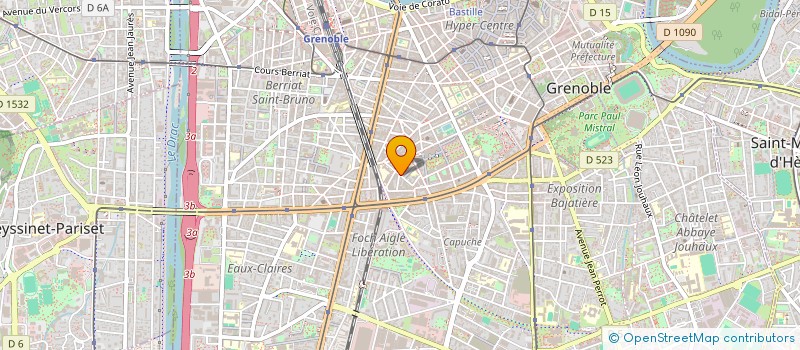 localisation de l'entreprise MONSIEUR ABDERRAHMENE KOUH  GRENOBLE
