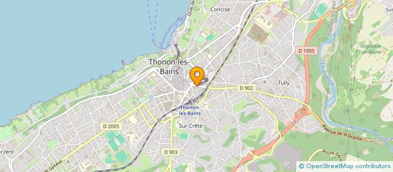 localisation de l'entreprise MONSIEUR ABDERRAHMENE SAIFI  THONON-LES-BAINS