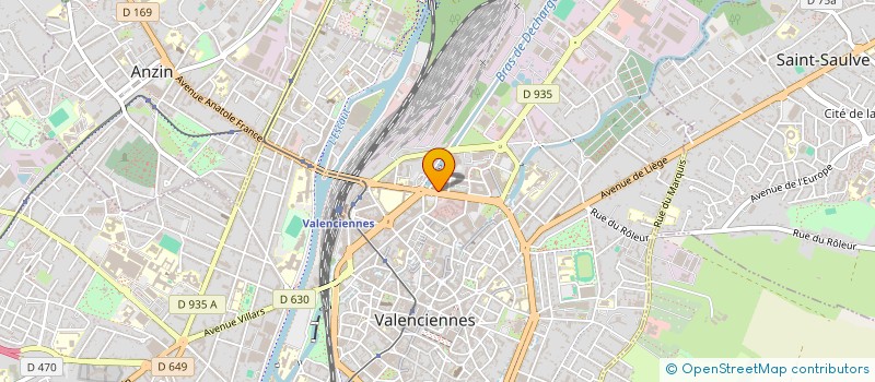 localisation de l'entreprise MONSIEUR ABDERRAMAN IBRAHIM  VALENCIENNES