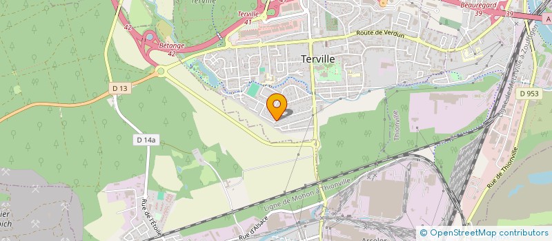 localisation de l'entreprise MONSIEUR ABDERRAOUF BOULKROUNE  TERVILLE