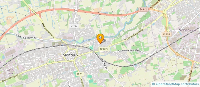 localisation de l'entreprise MONSIEUR ABDERRAOUF EL KRIMI  MONTEUX