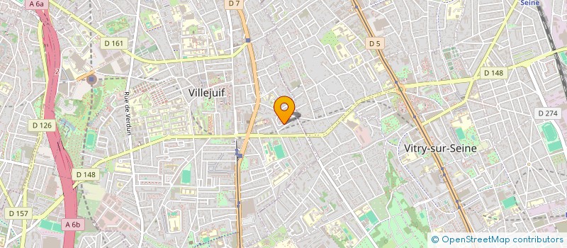 localisation de l'entreprise MONSIEUR ABDERRAOUF GUETAT à VILLEJUIF