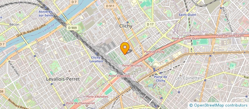 localisation de l'entreprise MONSIEUR ABDERRAOUF HADDAD à CLICHY