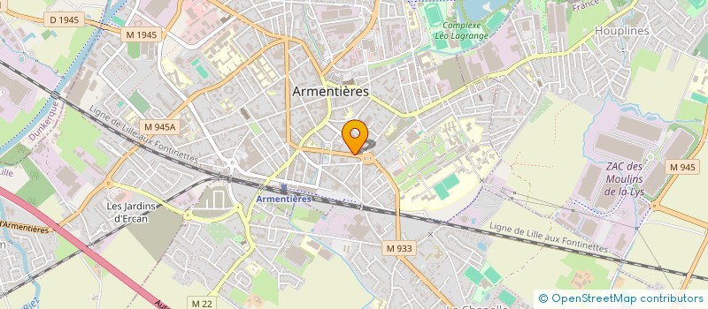 localisation de l'entreprise MONSIEUR ABDERRAOUF OUELDI à ARMENTIERES